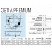 Banheira Ostia Premium Redonda Dupla Com Hidromassagem 1,65m - Fibra